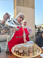 Lo stand del Marocco il tea